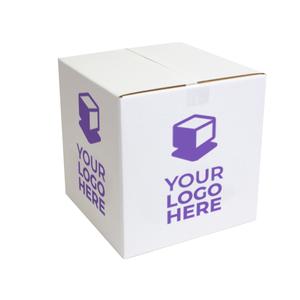 Medium White Custom Shipping Box  12 x 12 x 12