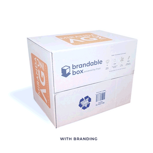 Medium White Custom Shipping Box 14 x 10 x 6