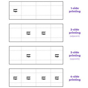 Small White Custom Shipping Box  12 x 10 x 8